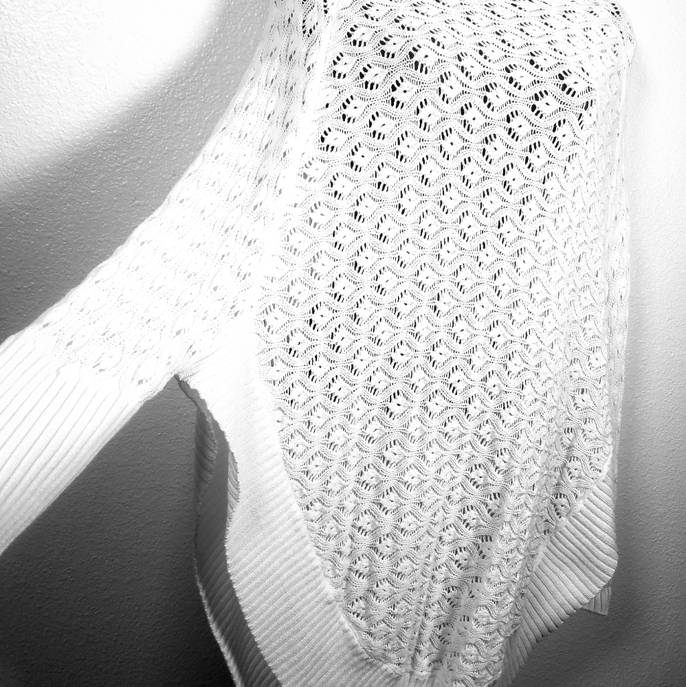 White sweater 100%cotton size L